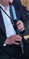 Musician playing WX7